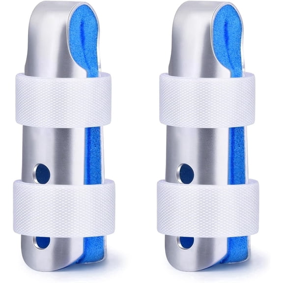 Sopito Finger Splint, 2PCS Finger Support Brace for Arthritis Knuckle Immobilizationm Middle Siz