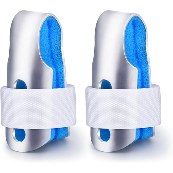 Finger Splint, 2pcs Finger Support Brace for Arthritis Knuckle Immobilizationm, Middle Size