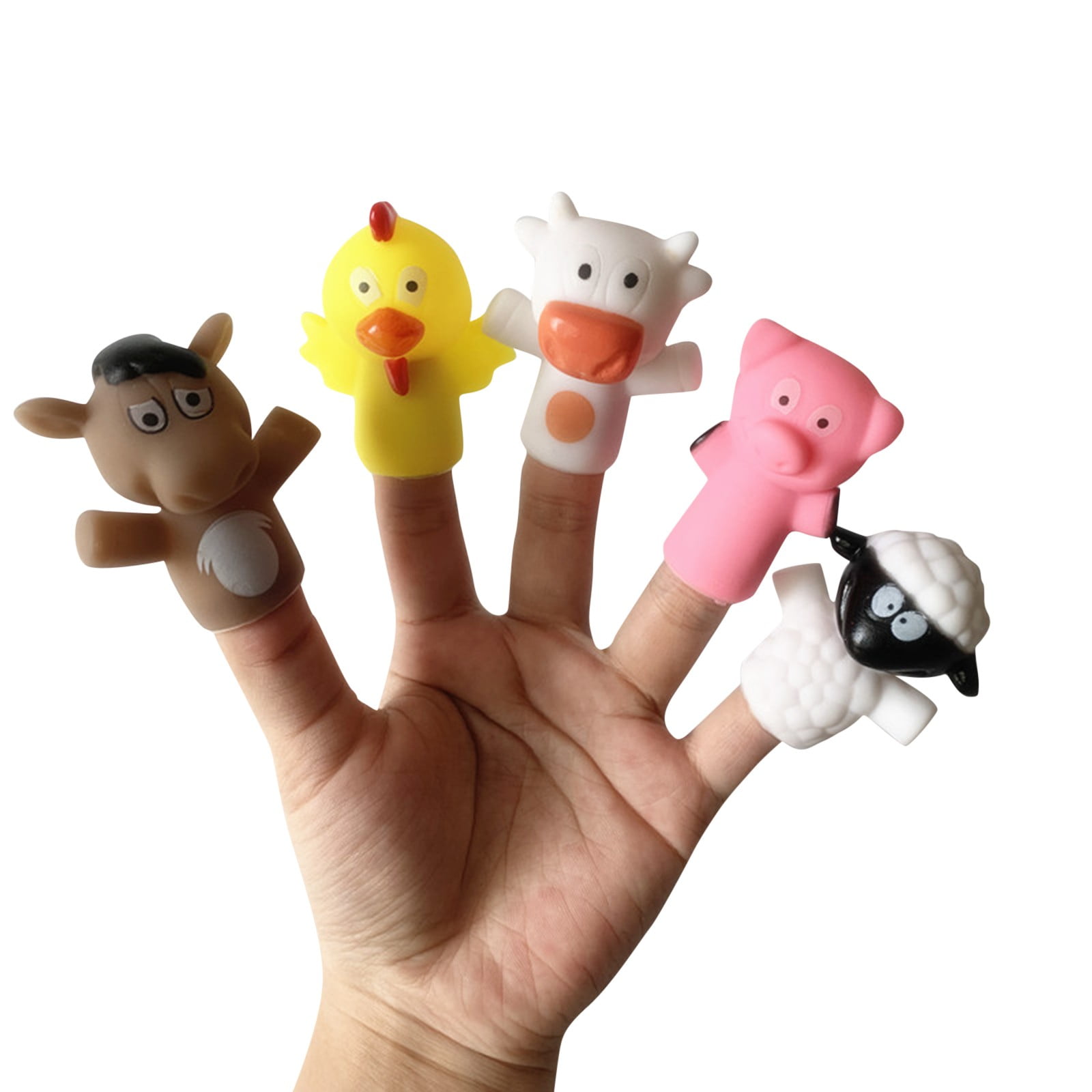 Finger Splint Brace Ring Finger Finger Cots Rubber Finger Ring Tips Sixth Finger Five Finger Leather Three Finger Mittens Pinch Finger Finger Splint Broken Finger Splint Puppets for Puppetry Stage Wal...