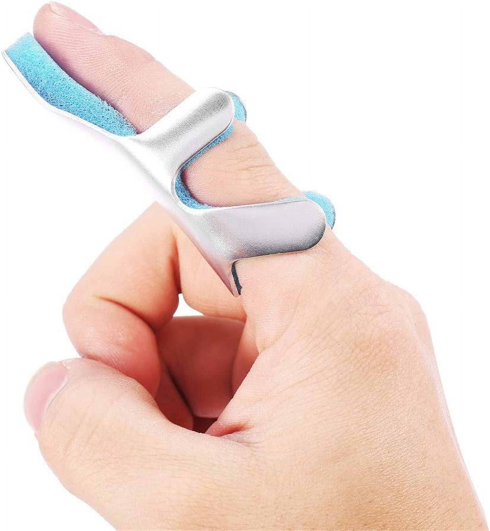Finger Splint, Malleable Aluminium Finger Splints with Soft Sponge