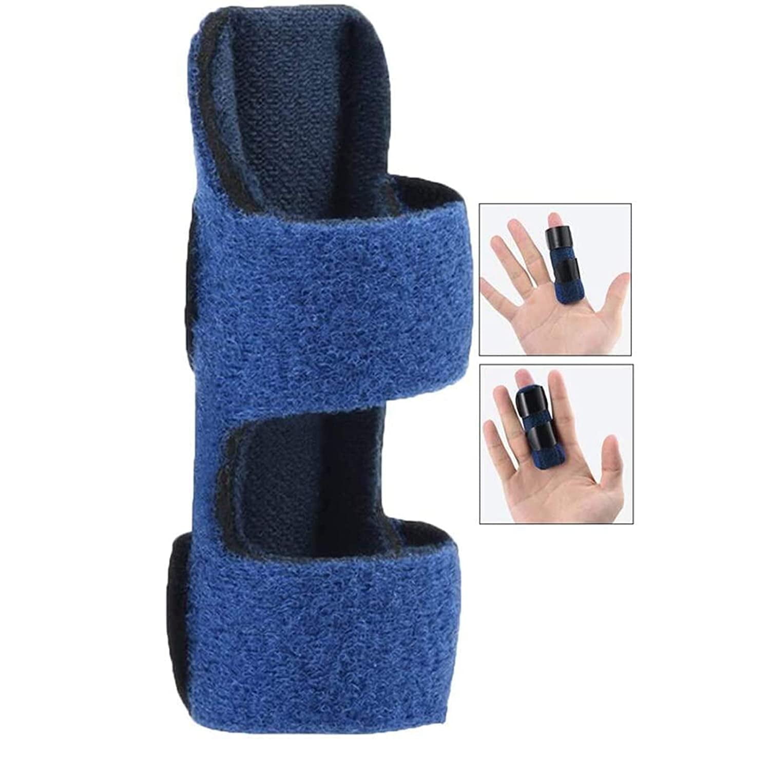 Finger Splint, Shellvcase Adjustable Finger Brace Splints with Built-in ...