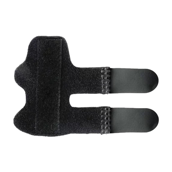 Finger Splint,Trigger Finger Splint with Belt-in Aluminum Splint & Adjustment Tape Stick,Finger Brace to Recovery,Sports Injury,Finger Broken,Strained,Sprained,for Thumb,Index,Midd(Black)
