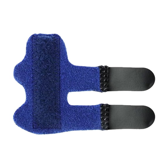 Finger Splint,Trigger Finger Splint with Belt-in Aluminum Splint & Adjustment Tape Stick,Finger Brace to Recovery,Sports Injury,Finger Broken,Strained,Sprained,for Thumb,Index,Midd(Blue)