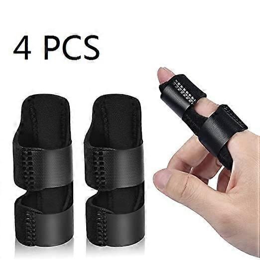 Finger Splints, 4pcs Finger Support Brace Finger Stabilizer For Broken Fingers Straightening Arthritis Knuckle Immobilization
