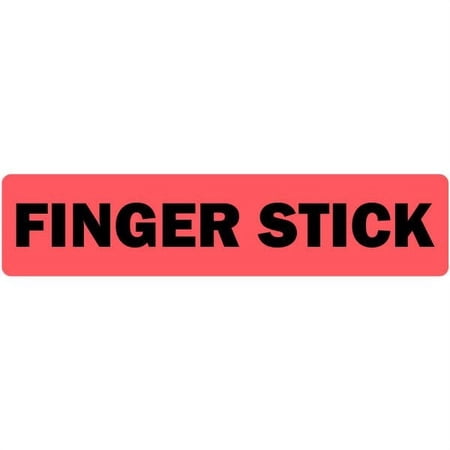 Finger Stick Medical Labels
