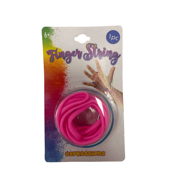Finger Strings Toy, Classic String Game for Kids, Adults, Soft Stretchy Loops for Cat’s Cradle, Jacob’s Ladder, Assorted Bright Colors, Fun Party Favor, Classroom Activity, Pink