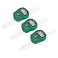 thumbnail image 1 of Finger Tally Counter 0-99999 5 Digital LED Display for Sports Counting, Green, 3 Pack, 1 of 5
