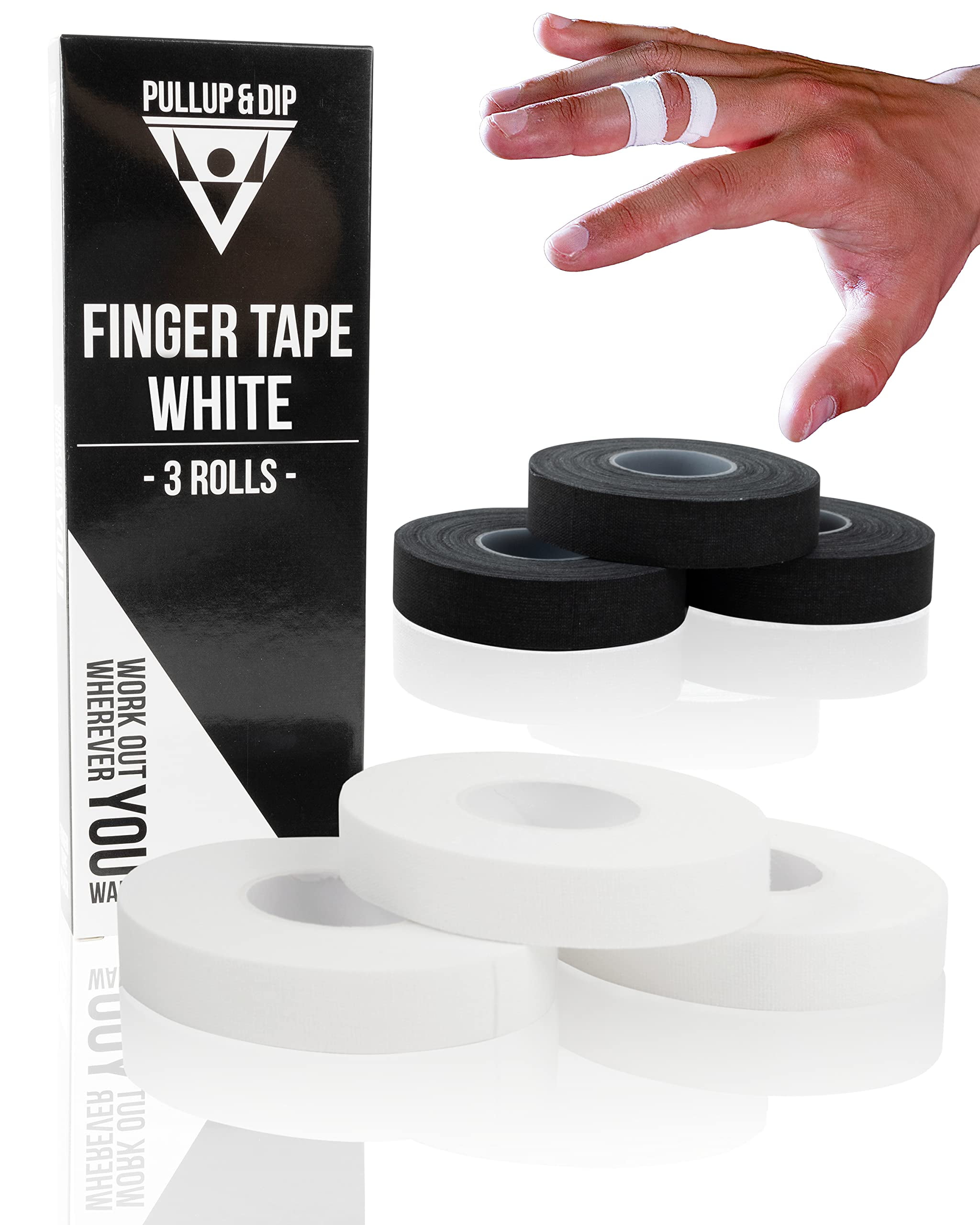 Finger Tape Sports Extra Strong Adhesive 3 Rolls Athletic Tape for