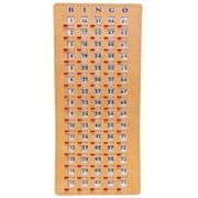 Finger Tip Bingo Masterboard - Stitched - 6 3/4 inches by 14 3/4 inches
