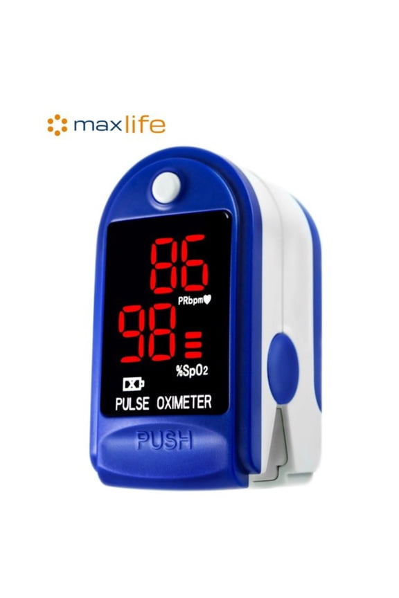 Fingertip Pulse Oximeter  SpO2 and Heart Rate Monitor for Blood Oxygen Saturation and Real-Time Readings
