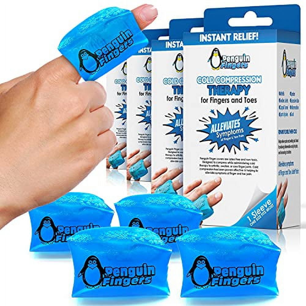 Finger and Toe Cold Gel Ice Pack, by Penguin Cold Pack for Fingers and Toes
