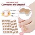 thumbnail image 1 of Finger Toe Thumb Patch Roll - Orthodontic Toe Sticker, 30 Skin Tone Pieces, Fast Pedicure, Flexible & Comfortable, Waterproof & Breathable, Self-Adhesive, Home or Salon Use Makeup Organizers, 1 of 9