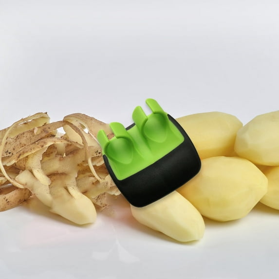 Finger Vegetable Palm Peeler Kitchen Fruit Potato Peeler with Comfortable Rubber Finger Grip For Pumpkin Carrot Cucumber Potato Multifunctional Planer, Fruit Peeler