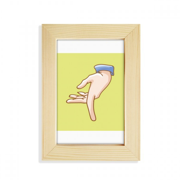 Finger Walking Personifies Gesticulate Desktop Display Photo Frame Picture Art Painting 5x7 inch