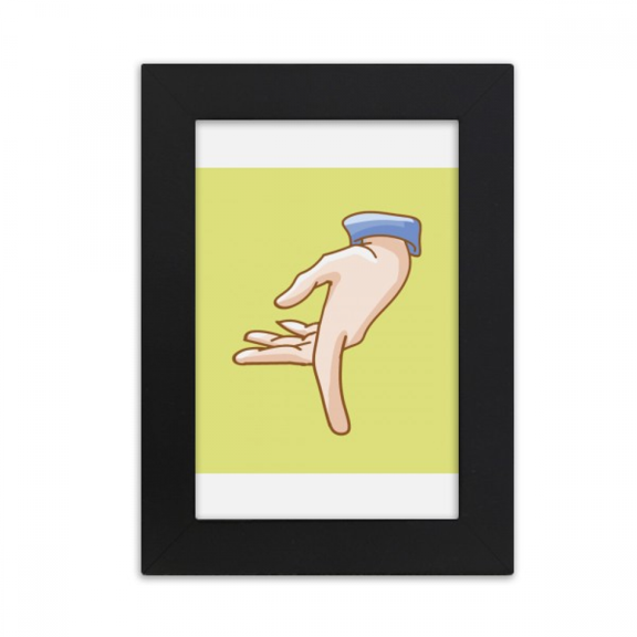 Finger Walking Personifies Gesticulate Desktop Photo Frame Picture Display Art Painting Exhibit