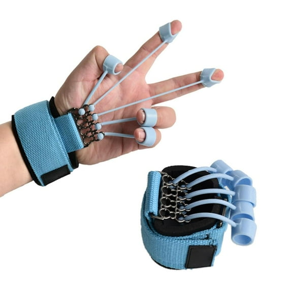 Finger and Hand Extensor Trainer Exerciser with Resistance Band Stretcher Strengthener Finger Flexion Extension Training Strengthener