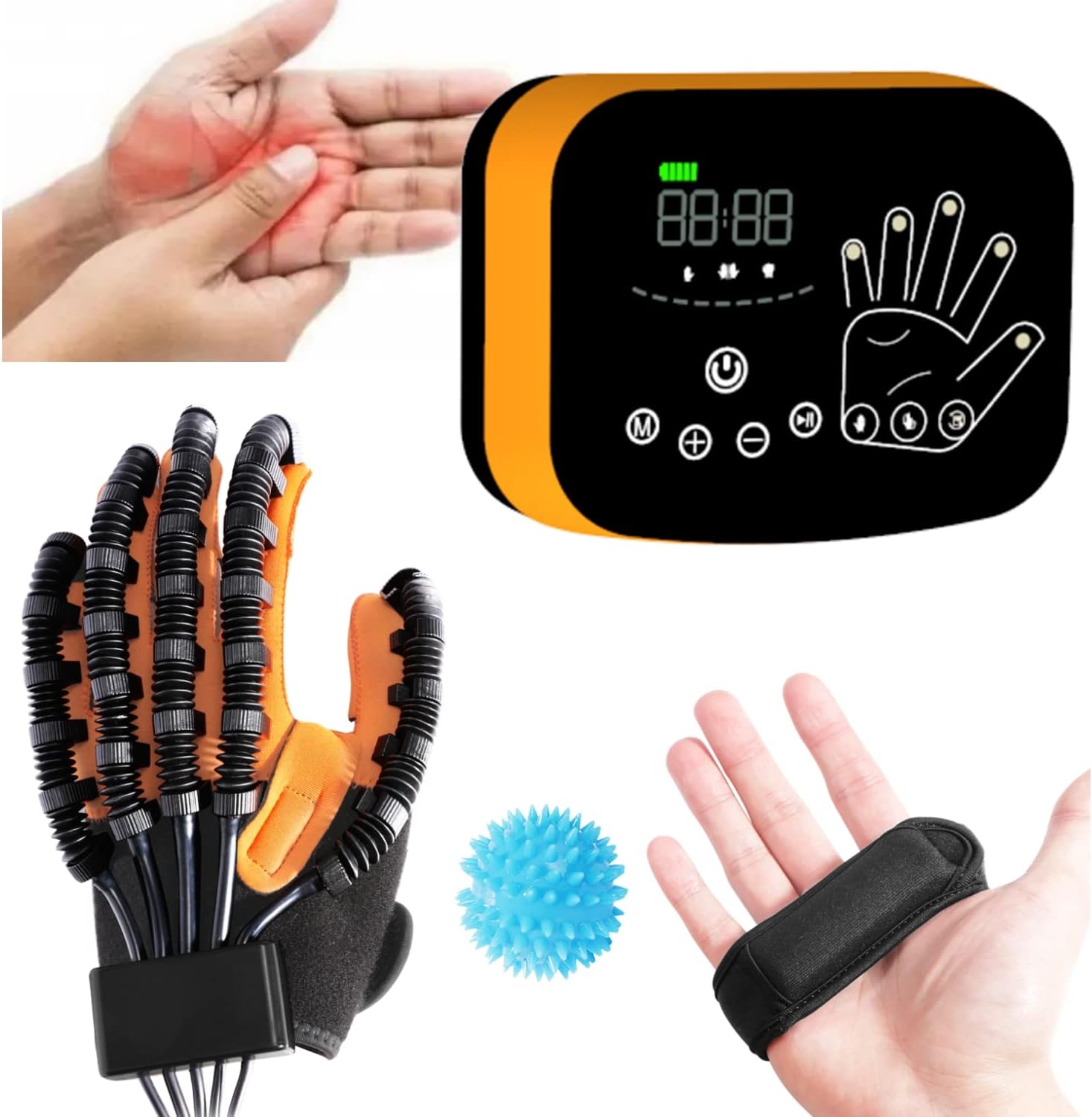 Finger and hand function rehabilitation train equipment for patients
