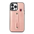 thumbnail image 1 of Finger ring leather phone case for iPhone 16 pro max 15 plus 14 13 mini 12/12pro 11 loop strap card slots cover, 1 of 6