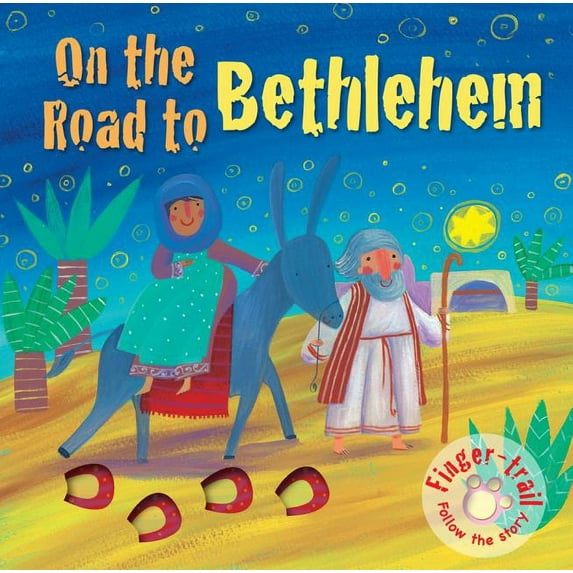 Finger-trail Animal Tales: On the Road to Bethlehem (Board book)