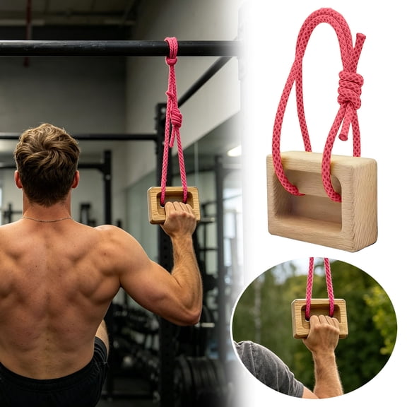 Fingerboard Trainer Fingerboard Wooden Climbing Fingerboard Strength Training | Climbing Enthusiasts Home Gym Indoor Door Wall Stone Hugging Outdoor Board Handstand Assistance Handstand Assist