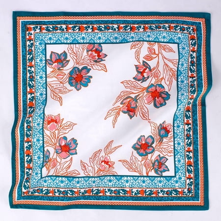 Fingercraft Cloth Napkin, Cotton Linen Blend Printed Table Napkins, Soft and Absorbent Fabric, 12 piece , 20x20In Garland