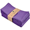 Fingercraft Cloth Napkin, Solid Color Cotton Linen Blend Table Napkins, Soft and Absorbent