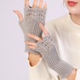 thumbnail image 1 of Fingerless Gloves For Women Half Finger Gloves Winter Stretchy Knit Fingerless Mittens Unisex Gloves Mittens Gloves Mittens Women Ski Gloves Mittens Men Gloves Mittens Men Gloves Mittens Convertible, 1 of 6