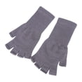 thumbnail image 1 of Fingerless Gloves for Women Men Half Finger Winter Warm Knit Glove for Working Driving, 1 of 3