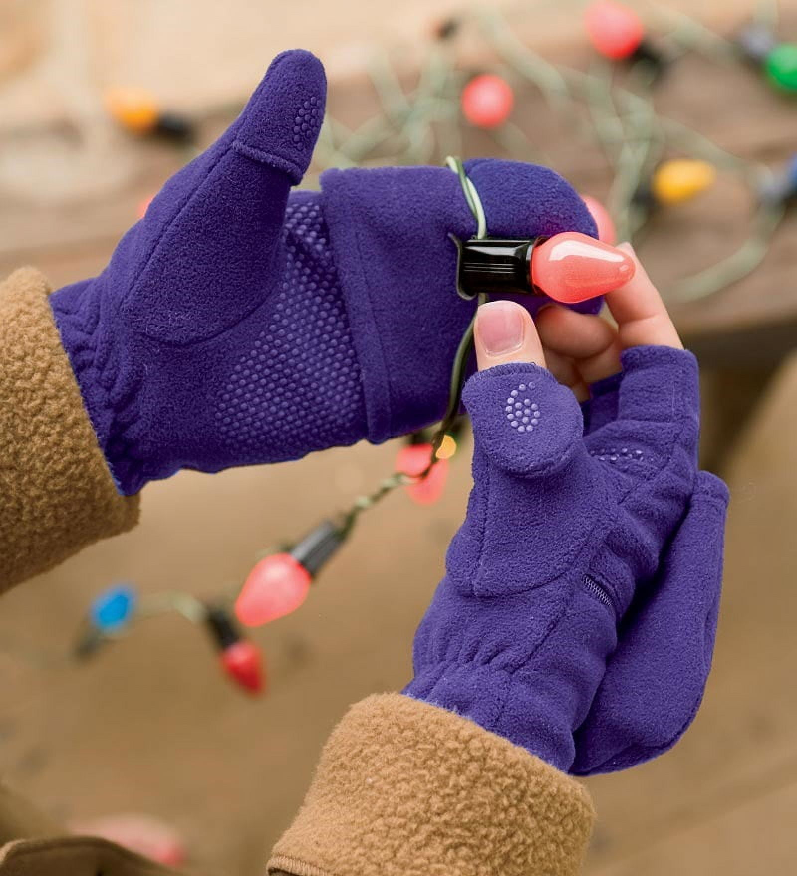 Fingerless gloves on sale with hood