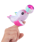 Fingerlings Baby Light-up Dolphin - Jules Pink - Interactive Toy