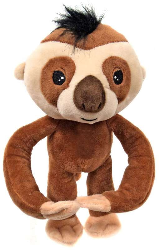 Fingerlings Baby Sloth Brown Plush with Sound Madagascar Ubuy