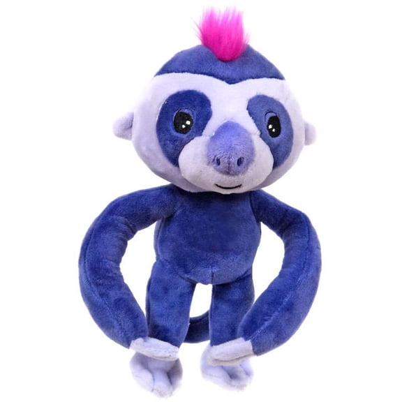 Fingerlings Baby Sloth Purple Plush with Sound