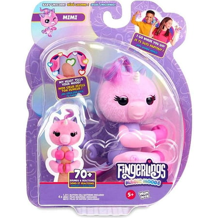 Fingerlings Baby Unicorn Mimi Figure (70+ Sounds & Reactions!)