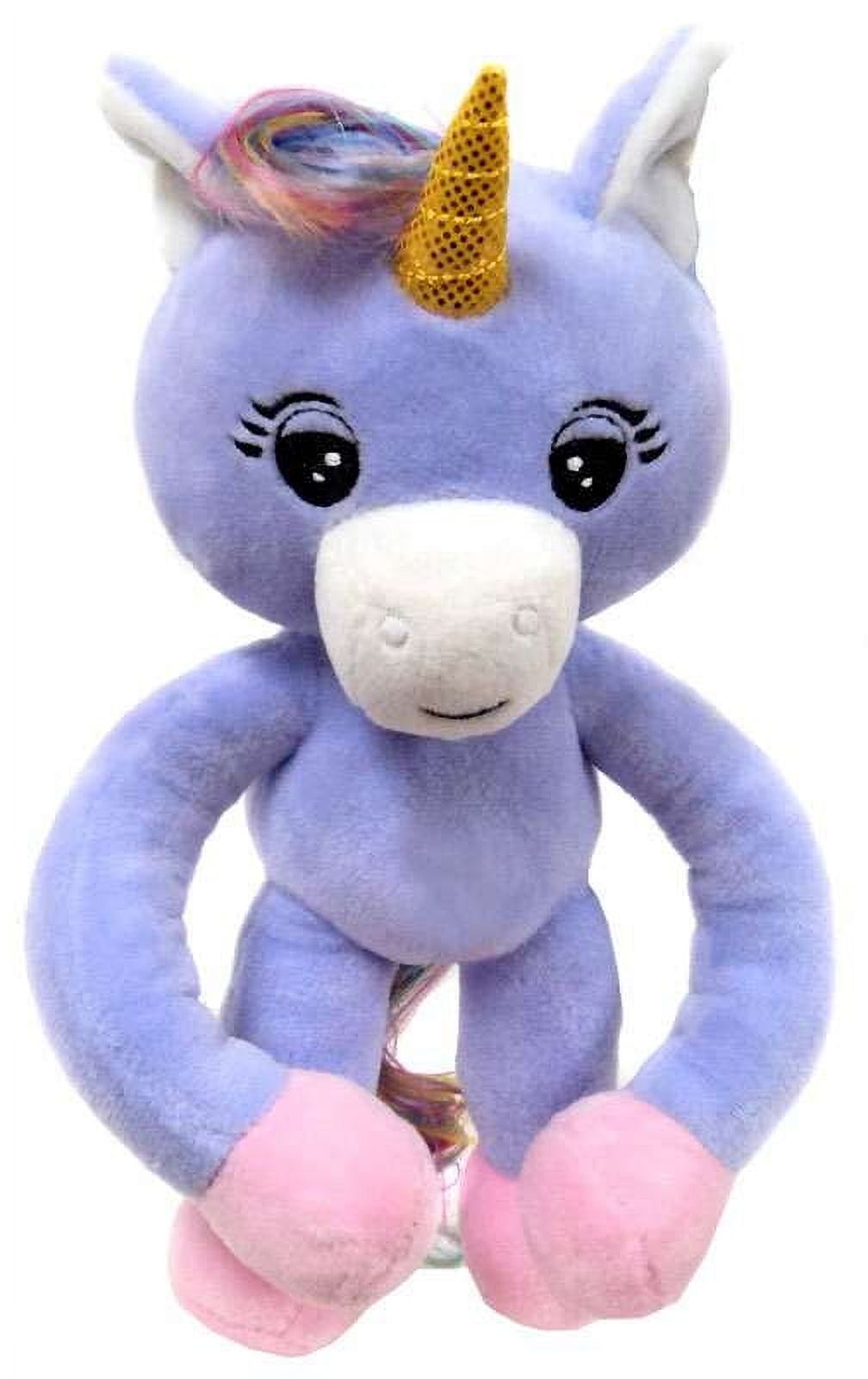 Fingerlings Baby Unicorn Purple Plush with Sound