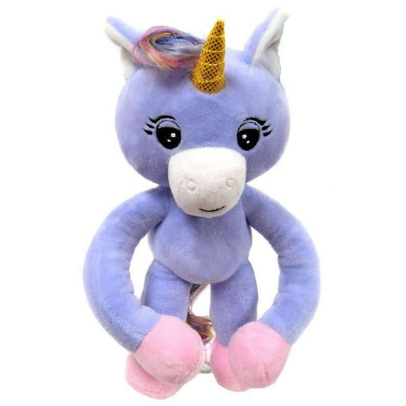 Fingerlings Baby Unicorn Purple Plush with Sound