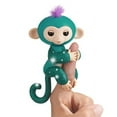 thumbnail image 1 of Fingerlings Glitter Monkey - Quincy - Teal Glitter - Interactive Baby Pet - By WowWee ( Exclusive), 1 of 6