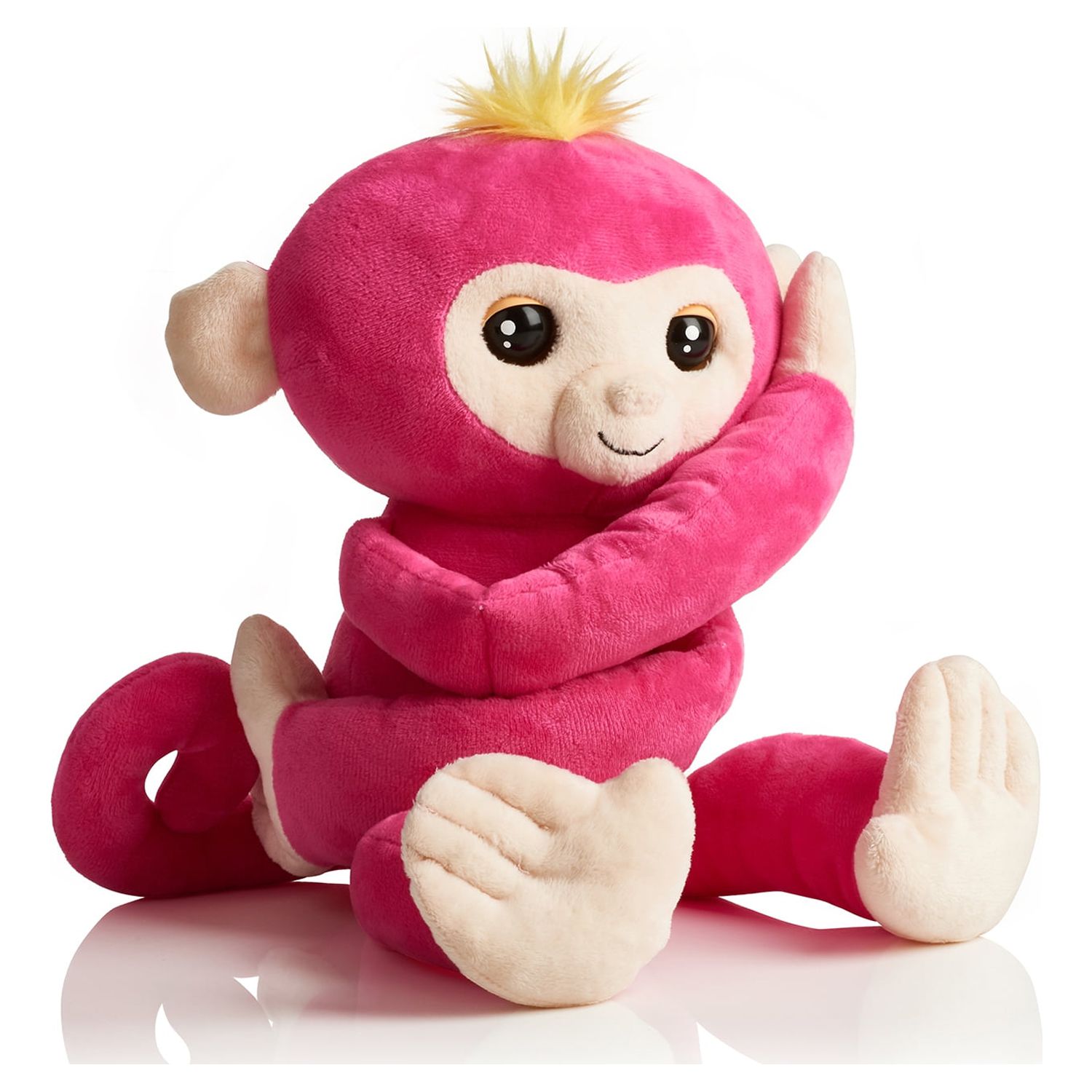 Fingerlings HUGS - Bella (Pink) - Interactive Plush Monkey by WowWee - image 1 of 9