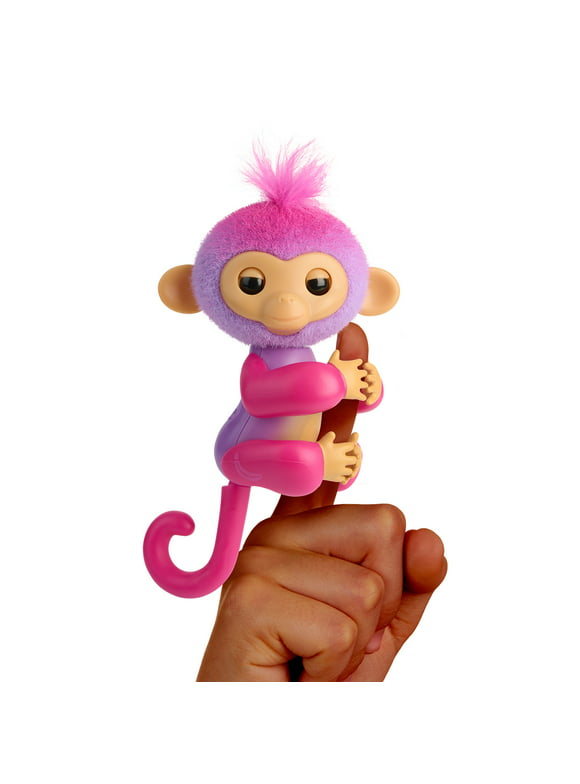 Fingerlings Interactive Baby Monkey Charli, 70+ Sounds & Reactions, Heart Lights Up, Fuzzy Faux Fur, Reacts to Touch (Ages 5+)