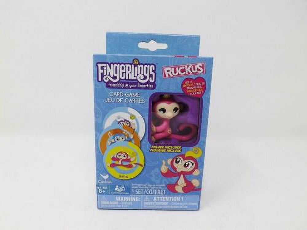 Fingerlings Interactive Card Game And Monkey Figurine