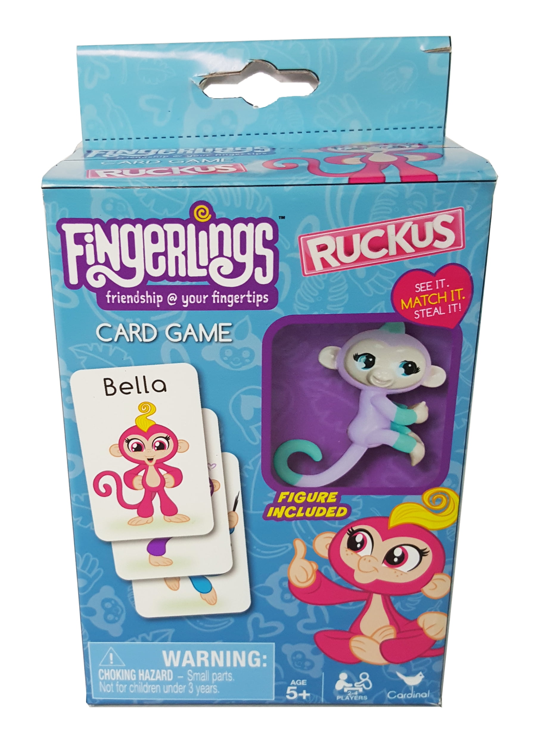 Fingerlings Ruckus Card Game with Figure