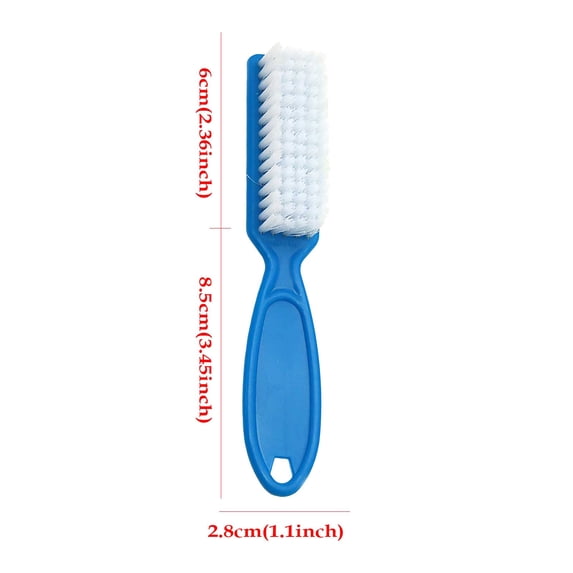 Fingernail Cleaning Brush, Cuticle & Dust Scrub, Comfort Grip, Suitable for Home Manicure & Hand Washing, Versatile Easy Storage