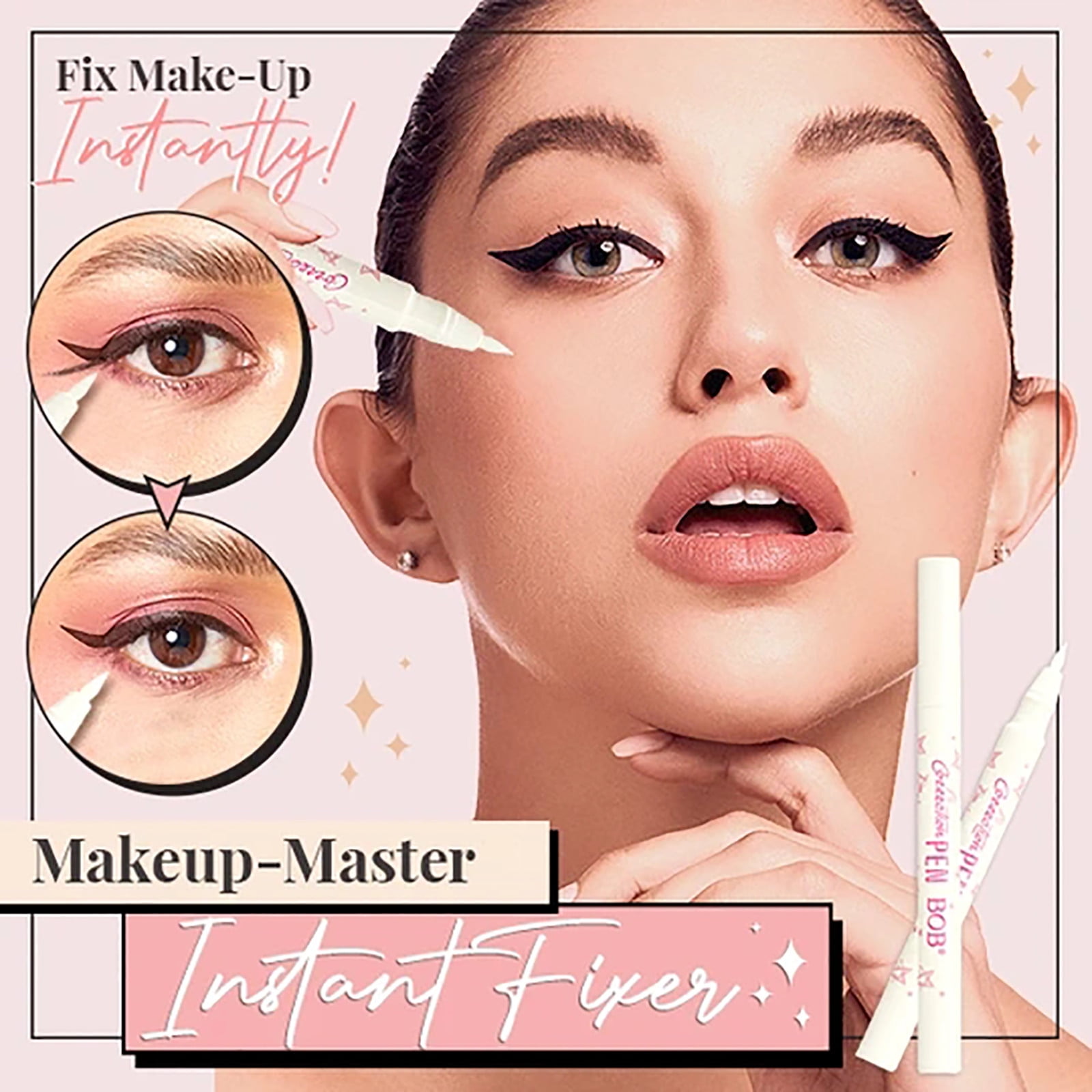 Fingernail Pencil Make up Easier Retractable Eye Liner Stays Nail Tip ning Pencil Beauty Finds Pro Total Tech Eye Pen Real Fixer Stay en Cosmetics Glitter Starlight Pigment Makeup