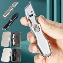 Fingernail & Toenail Clippers, Stainless Steel Large Large Opening Nail Clippers Nail Clippers Elderly Multifunctional Slant Trimming Nail Clippers Portable