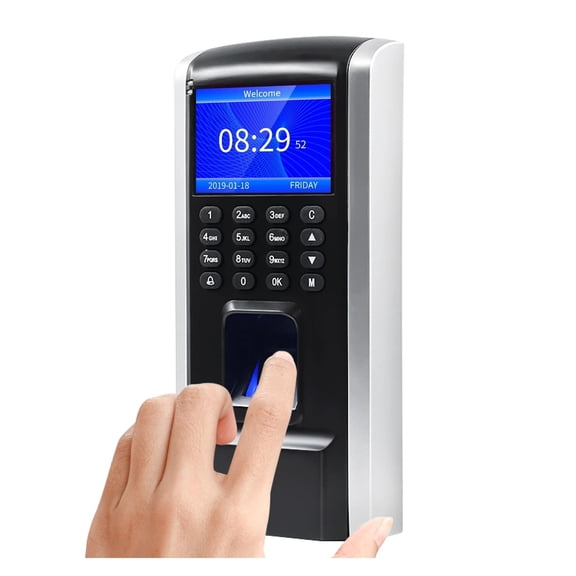 Fingerprint Access Control Time Attendance Machine Employee Checking-in Recorder Fingerprint/Password/ID Card Recognition