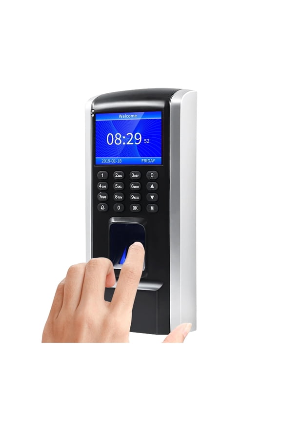 Fingerprint Access Control Time Attendance Machine Employee Checking-in Recorder Fingerprint/Password/ID Card Recognition