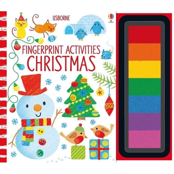 Pre-Owned Fingerprint Activities Christmas Hardcover Fiona Watt