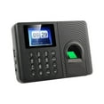 thumbnail image 1 of Fingerprint Attendance Biometric Machine System Employee Keypad Electric Time Clock Recorder USB Data Manage ,Versatile Punching Options, 1 of 6
