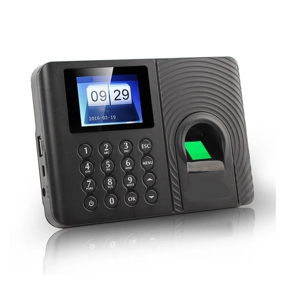 Fingerprint Attendance Biometric Machine System Employee Keypad Electric Time Clock Recorder USB Data Manage