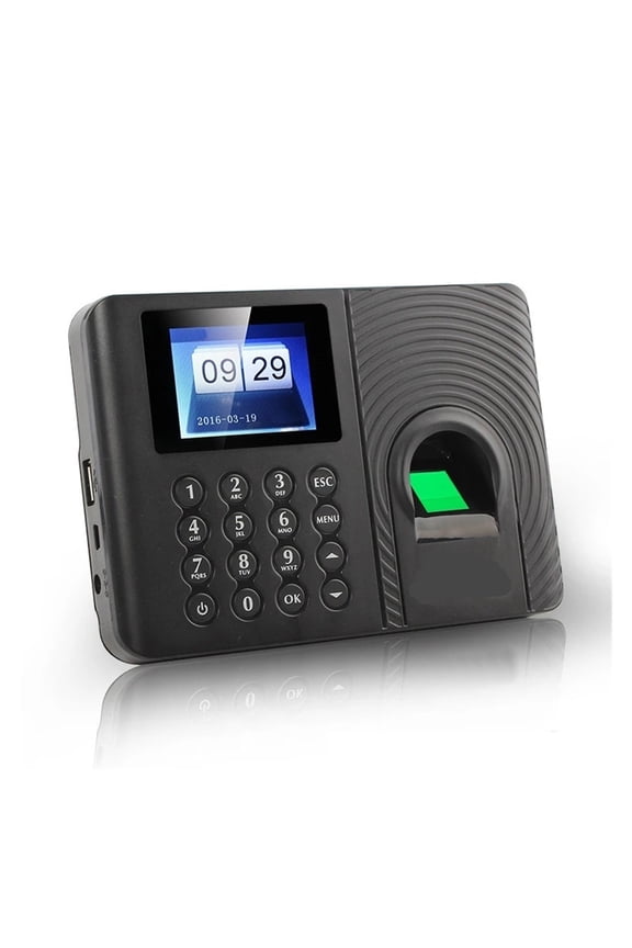 Fingerprint Attendance Biometric Machine System Employee Keypad Electric Time Clock Recorder USB Data Manage
