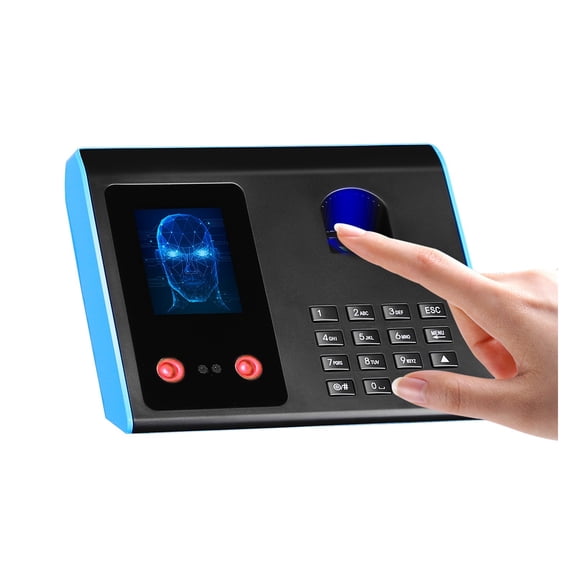 Fingerprint Attendance Machine IR Camera Face Recognition Password Reader System For Employee Checking-in Time Clock Recorder - Efficient Management